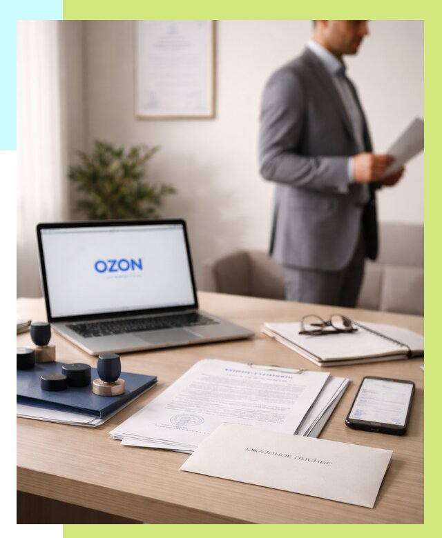 Отказное письмо для Ozon в Устях-Илимске от 3640 р. | Сертэкс