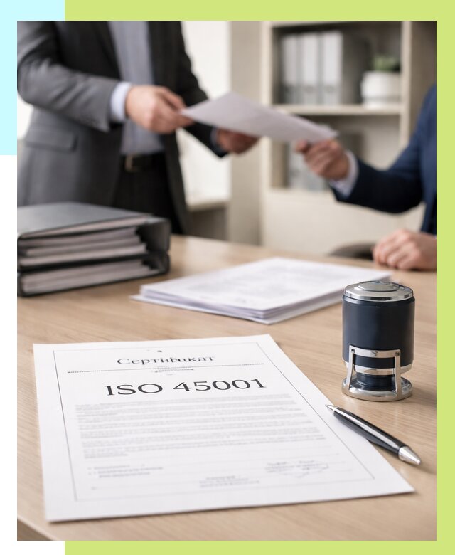 Сертификат ISO 45001 в Устях-Илимске под ключ от 46800 р. | Сертэкс